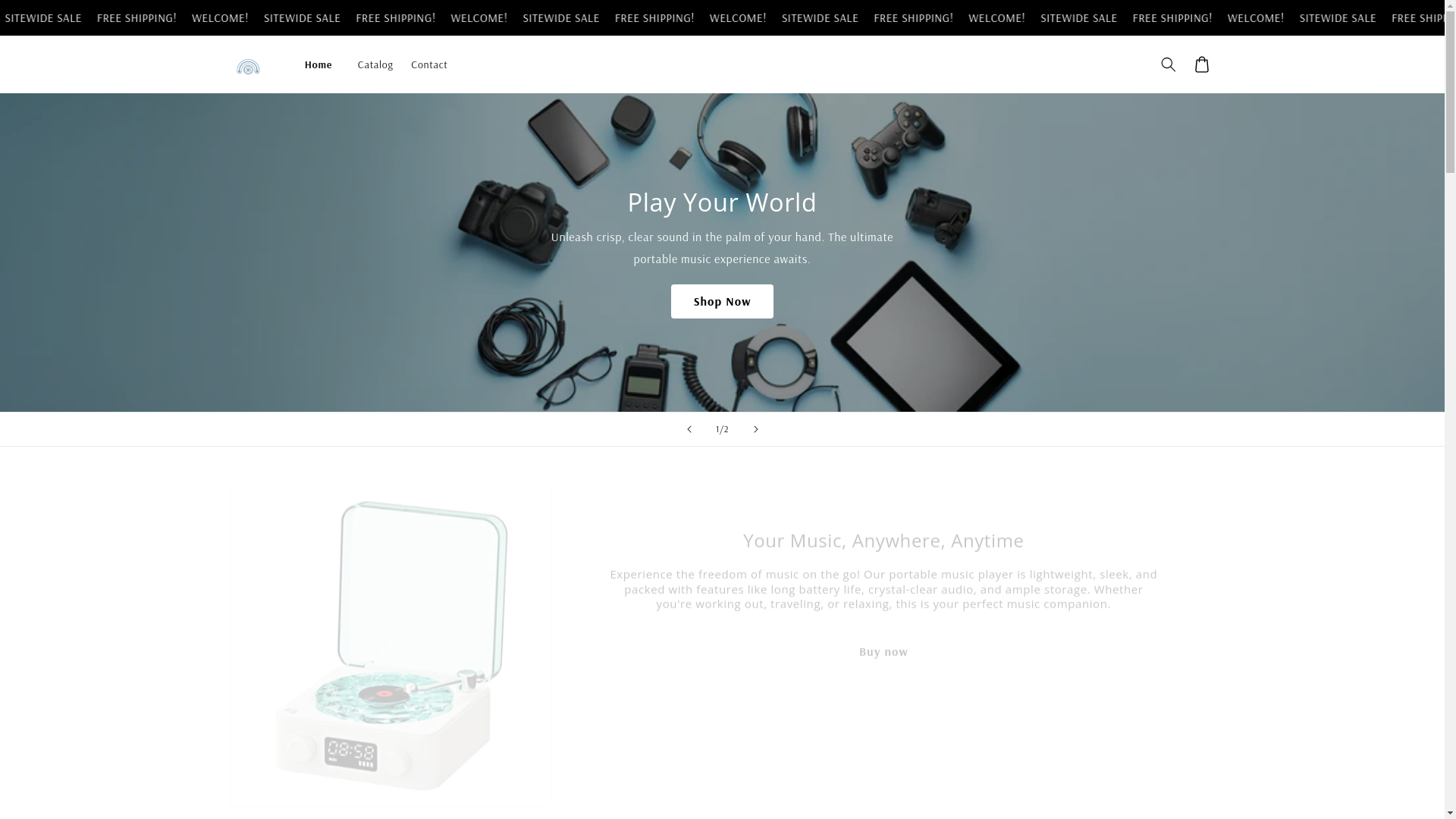 website screenshot of https://gadgetspawn.store/