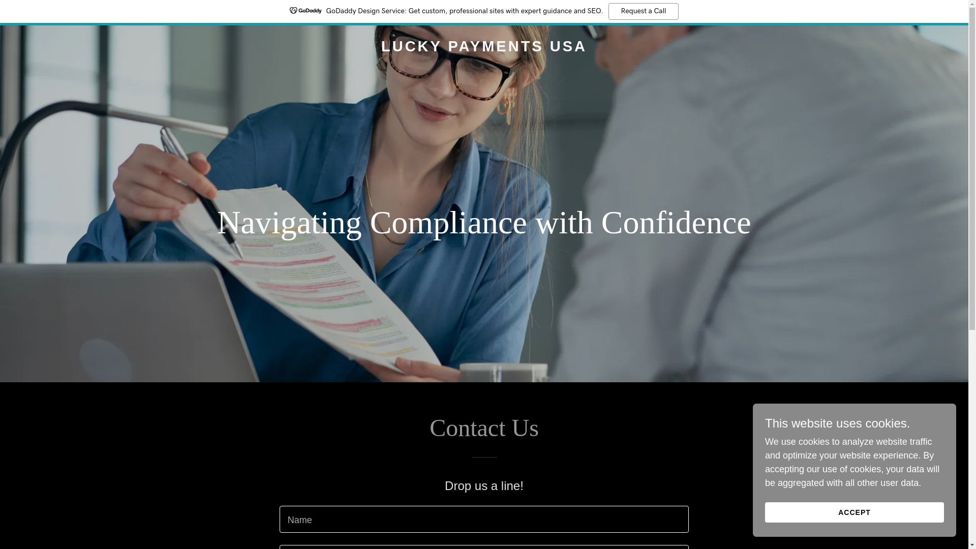 website screenshot of https://luckypaymentsusa.com/