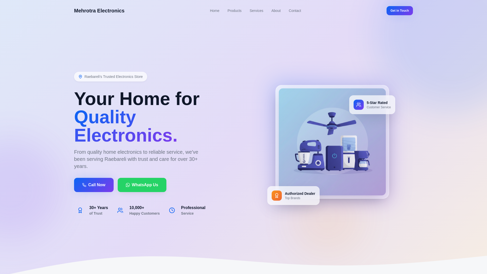 website screenshot of https://mehrotraelectronics.pages.dev/