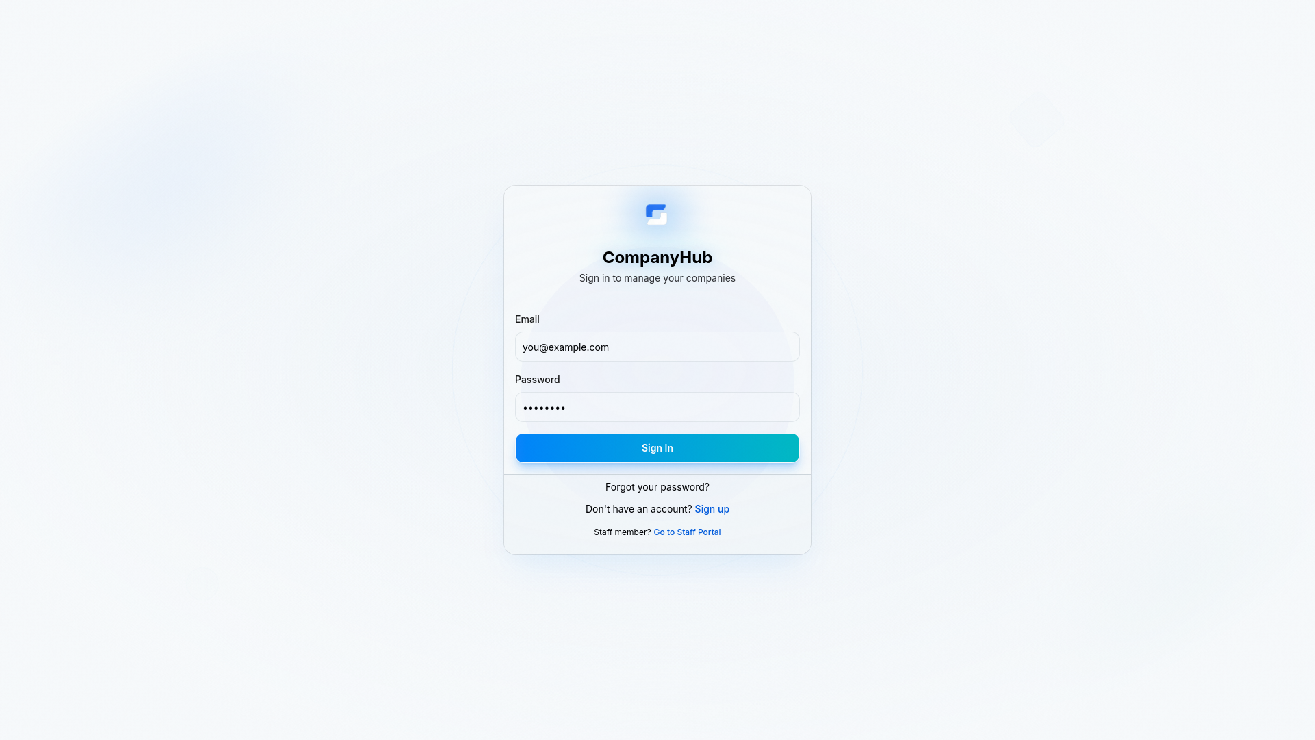 website screenshot of https://companymanagment.co.za/