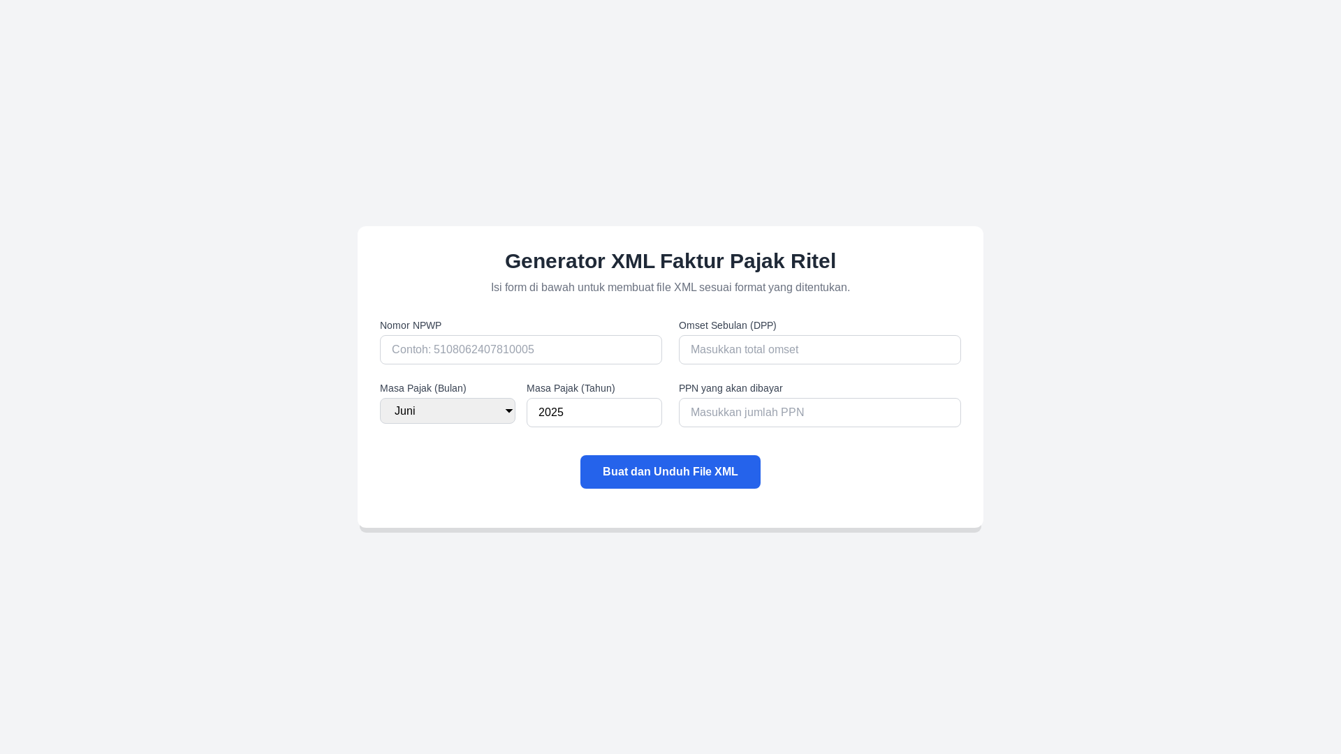 website screenshot of https://pajak-toko-emas.pages.dev/