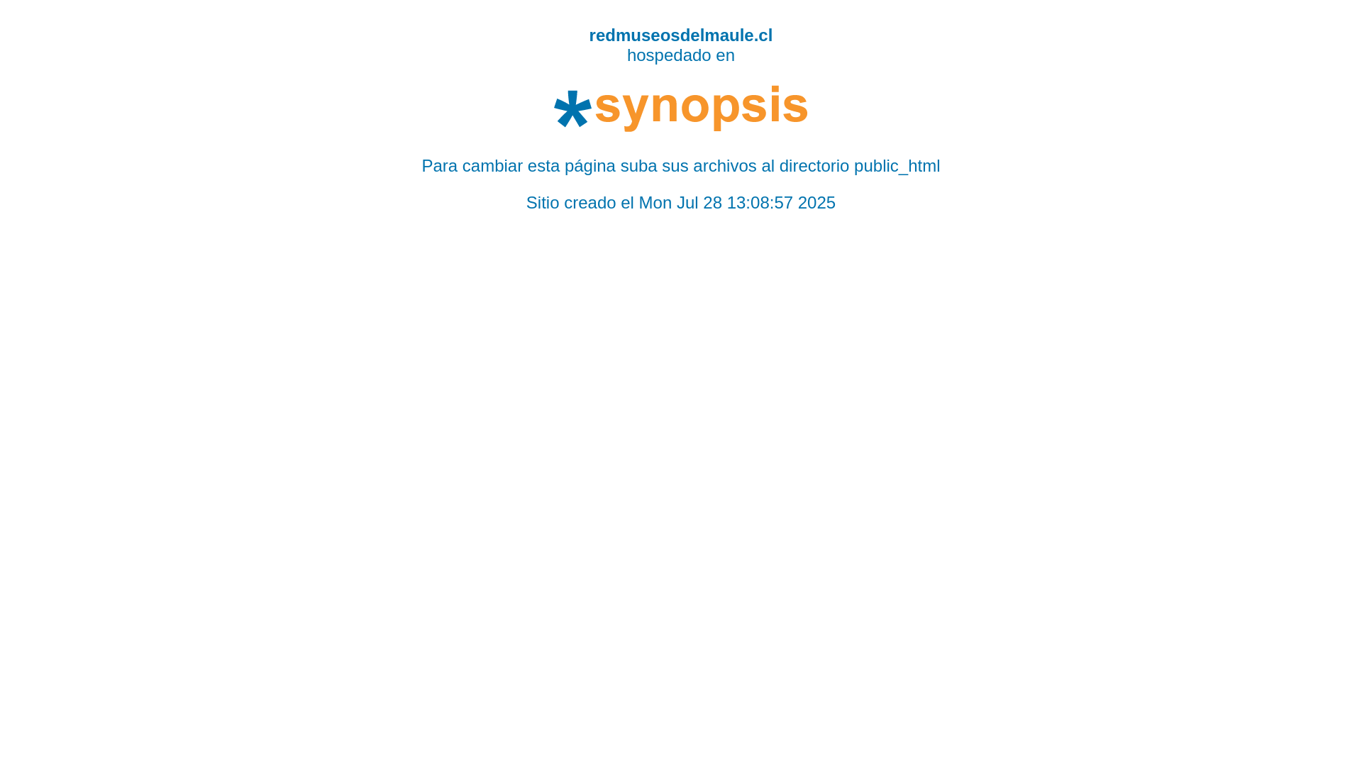 website screenshot of https://redmuseosdelmaule.cl/