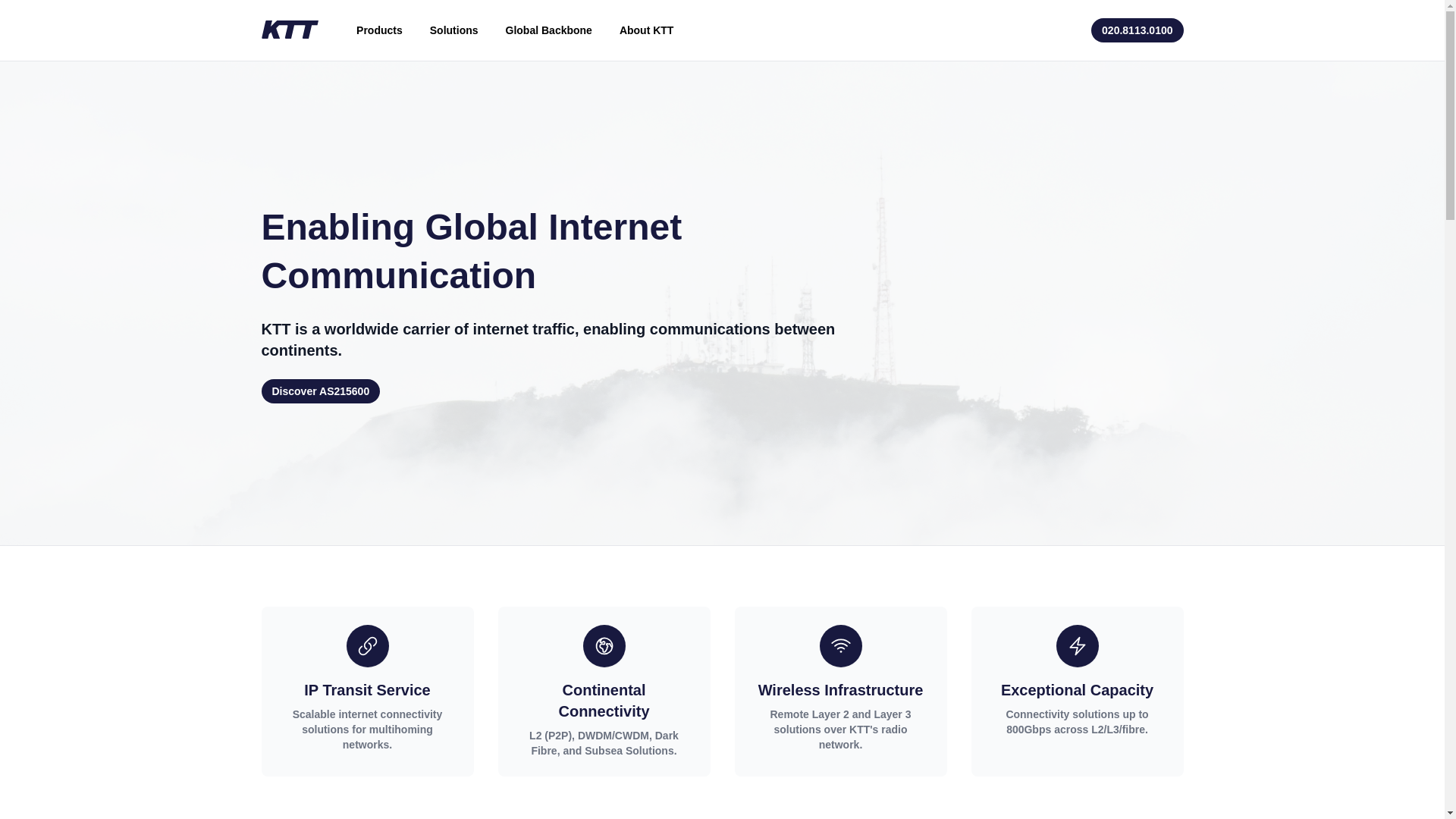 website screenshot of https://kttcarrier-com.pages.dev/