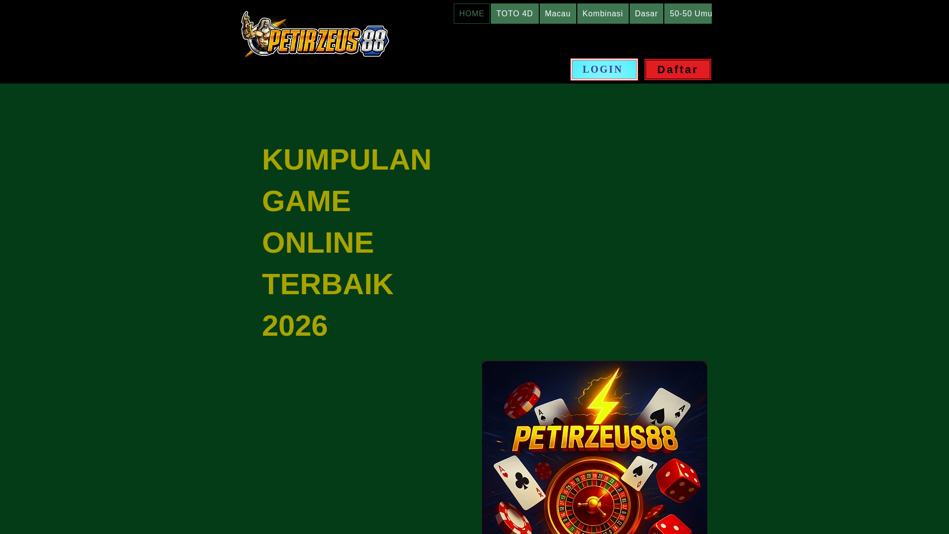 website screenshot of https://petirzeus88blog.com