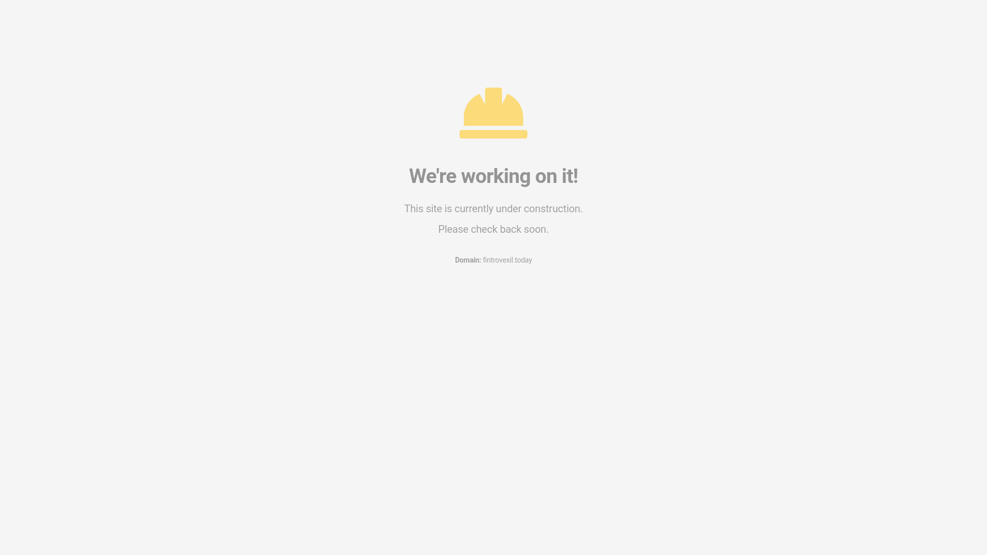 website screenshot of https://fintrovexil.today/
