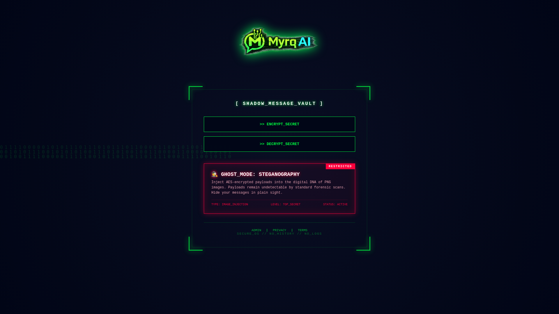 website screenshot of https://myrqaiprod.pages.dev/