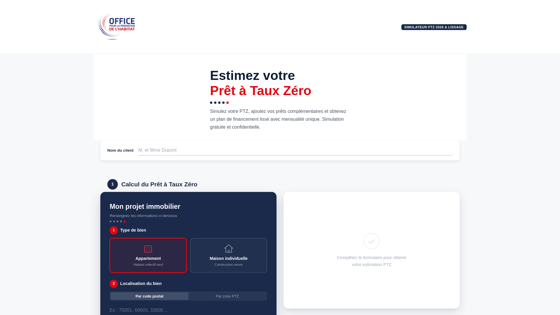 website screenshot of https://simulateurtest.pages.dev/