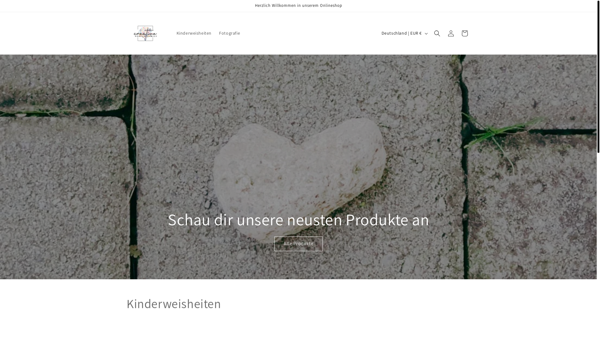 website screenshot of https://creativepeoplefamily.com/