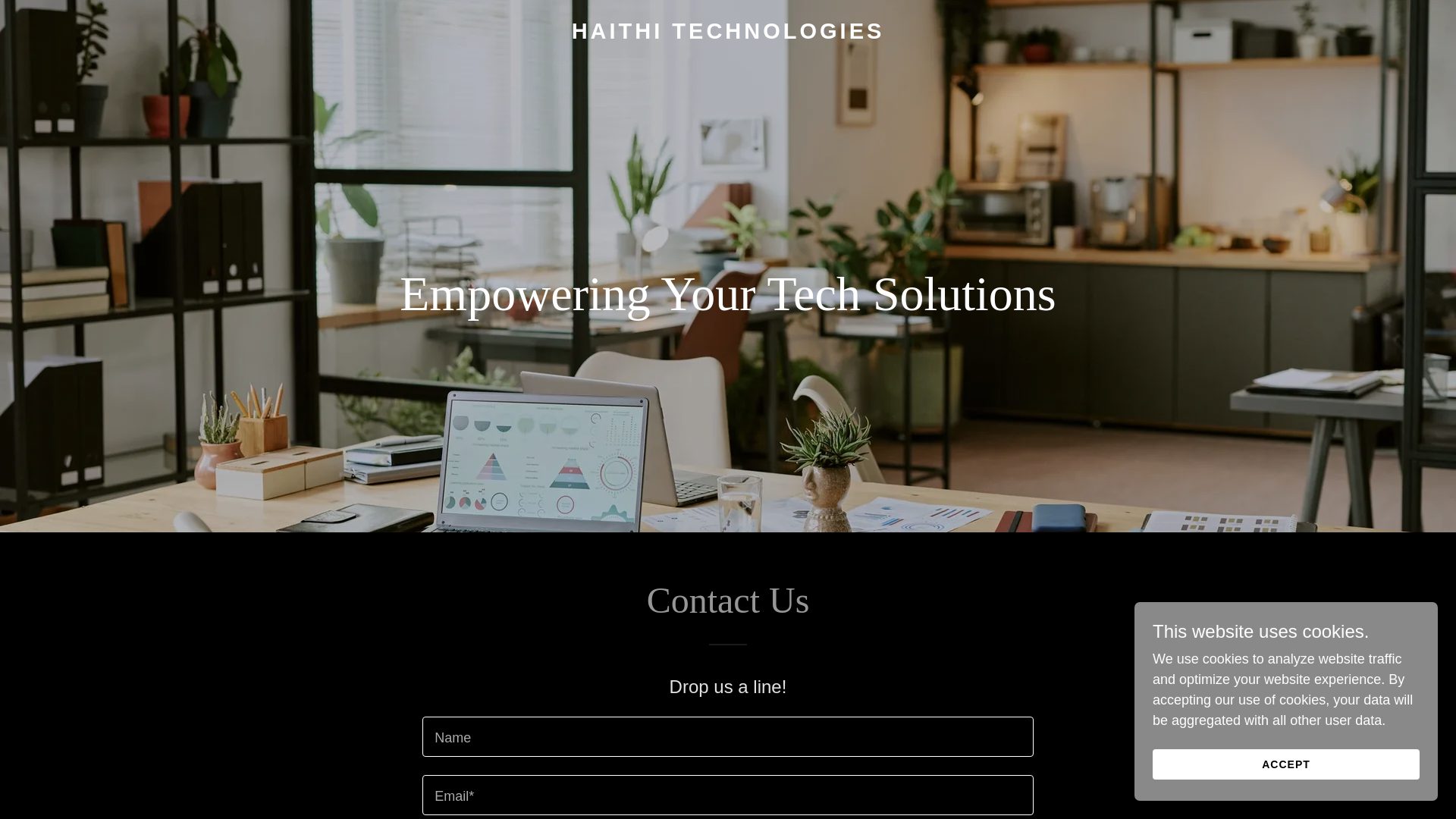 website screenshot of https://haithitech.com/