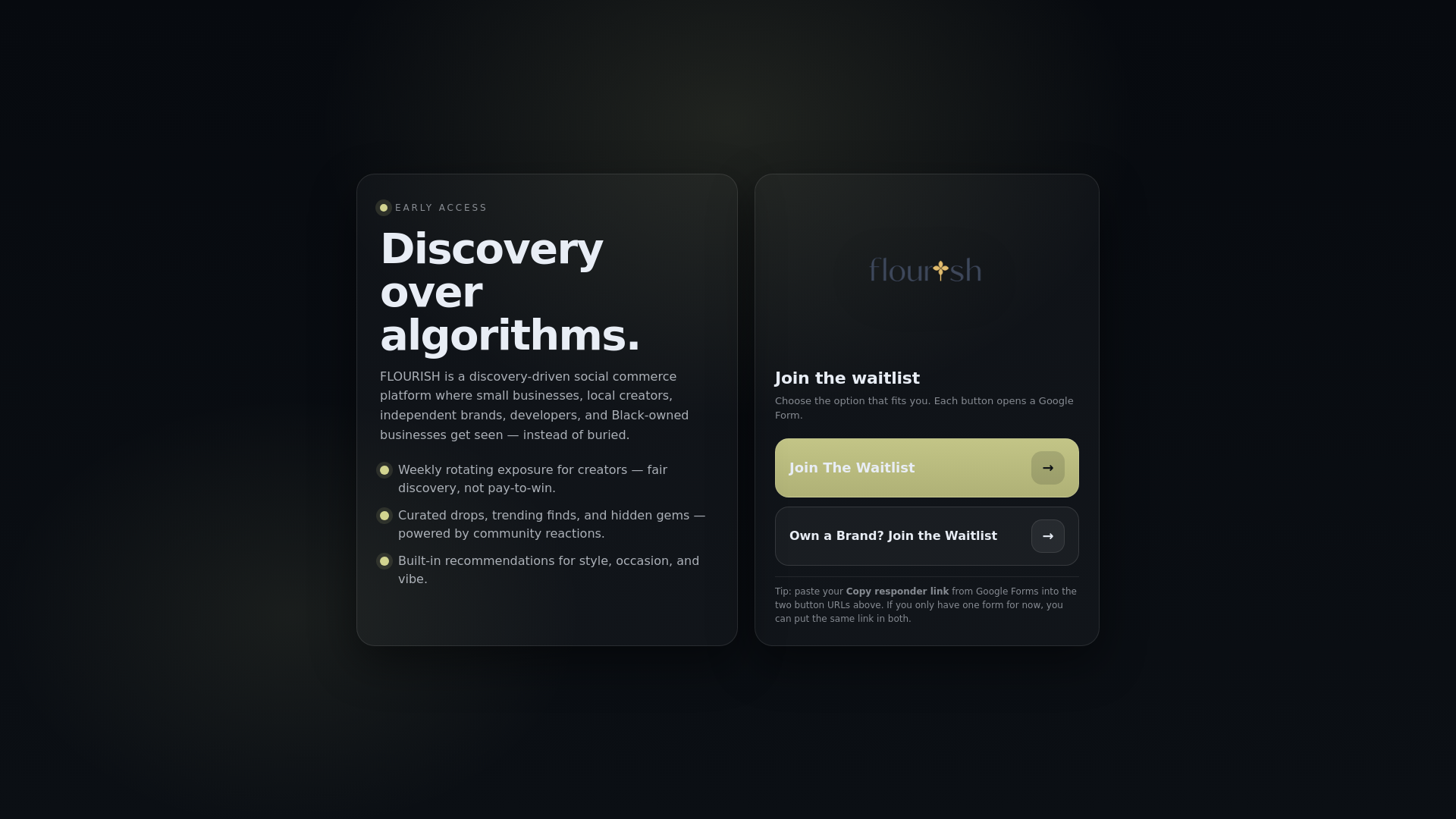 website screenshot of https://flourishhub.pages.dev/