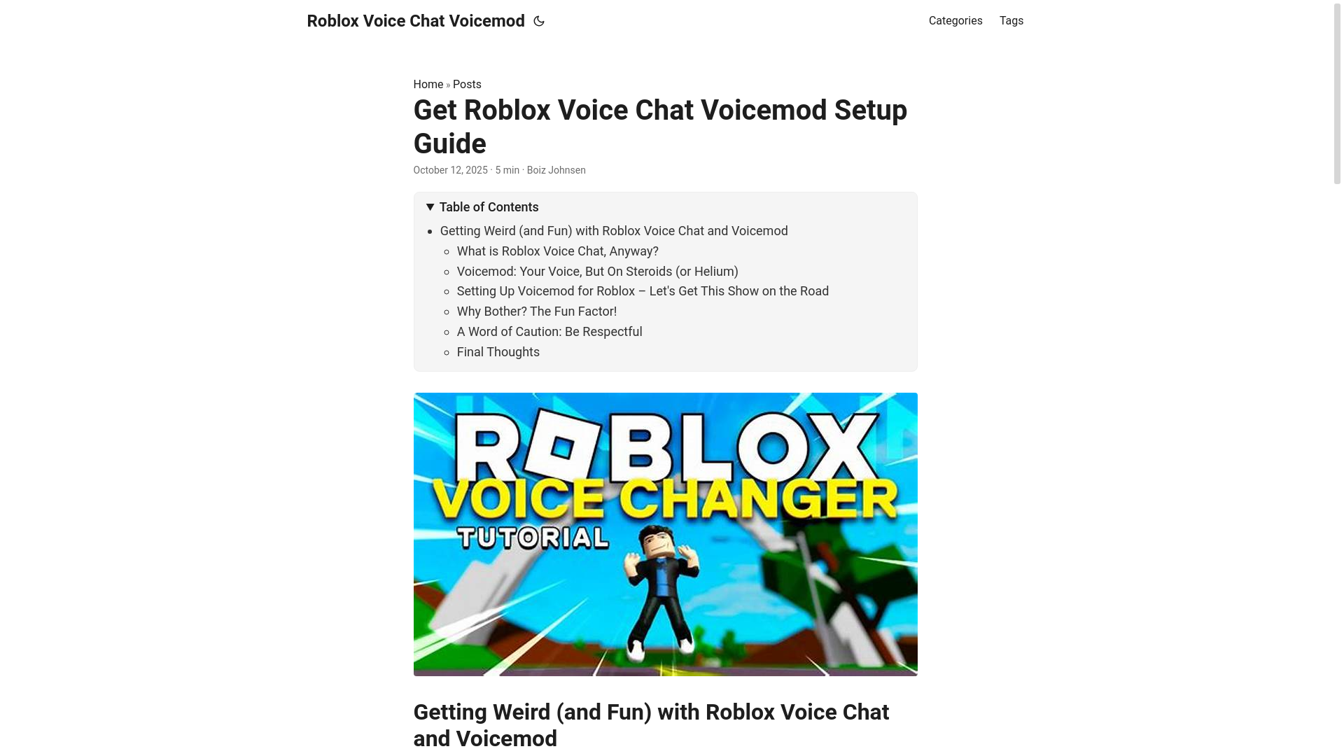 website screenshot of https://roblox-voice-chat-voicemod.pages.dev/