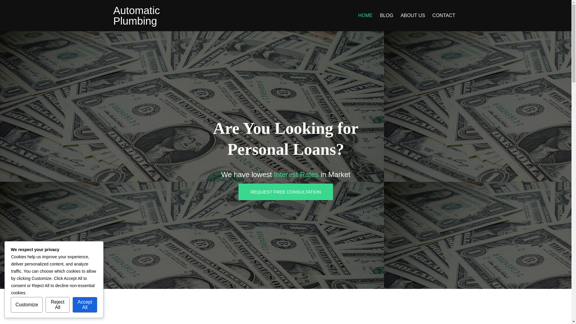 website screenshot of https://automatic.plumbing/