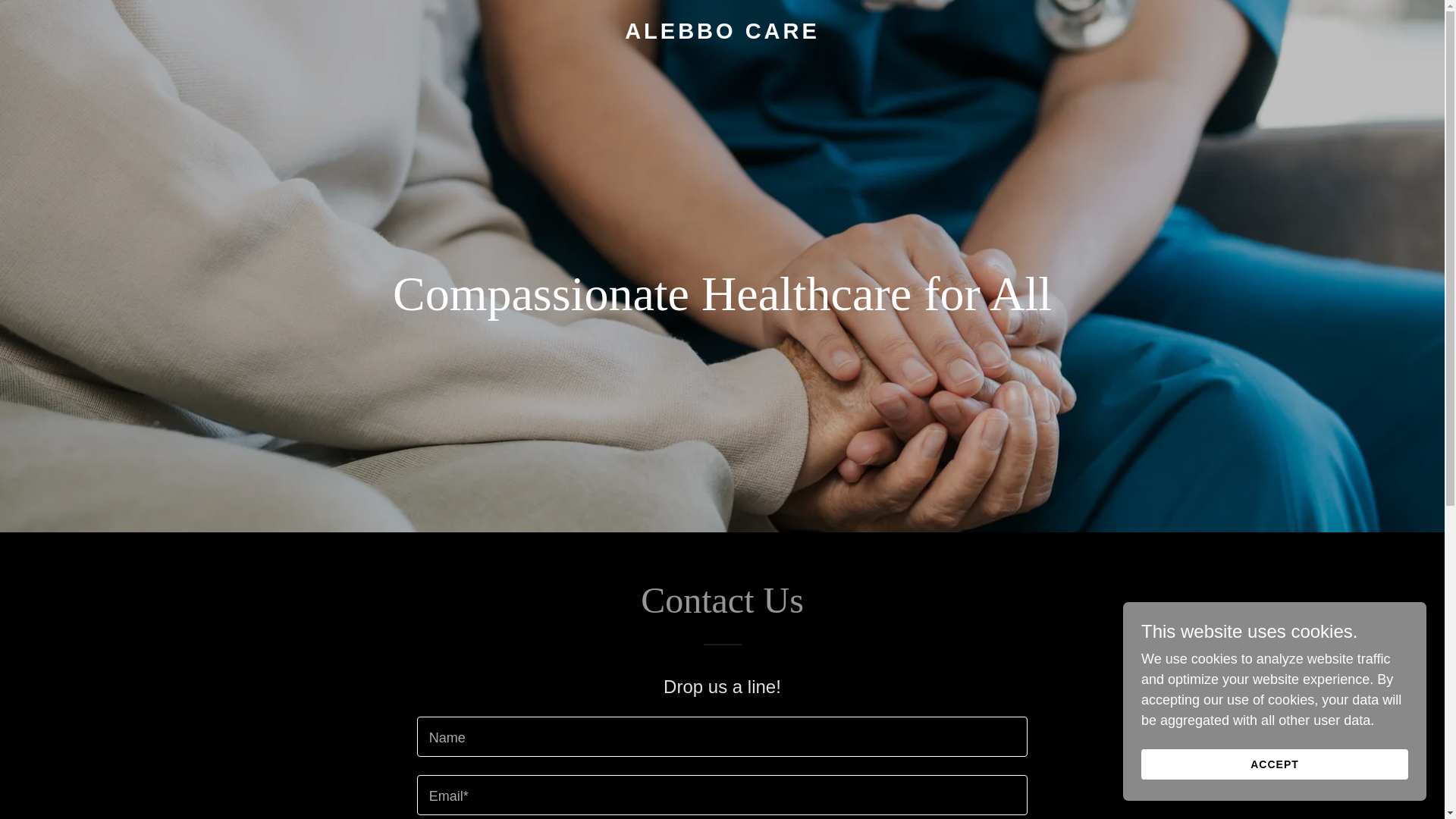 website screenshot of https://alebbocare.com/