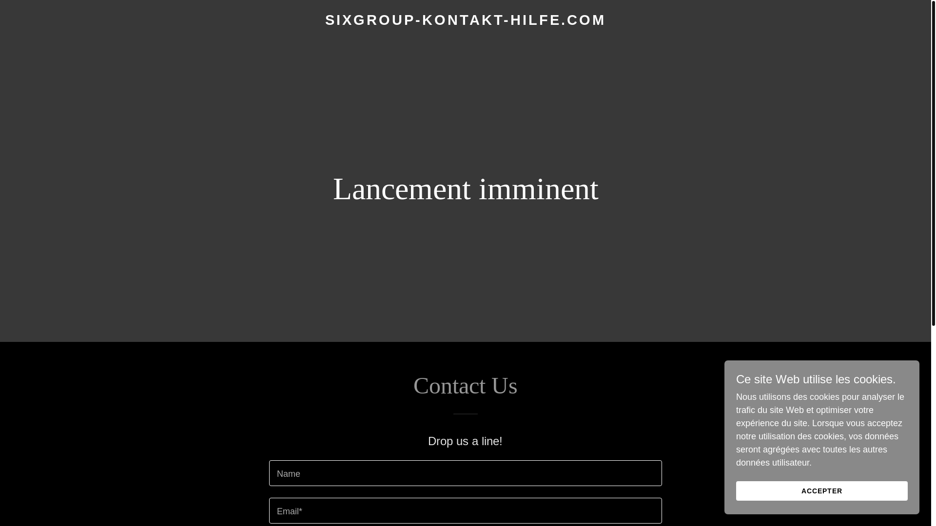 website screenshot of https://sixgroup-kontakt-hilfe.com/