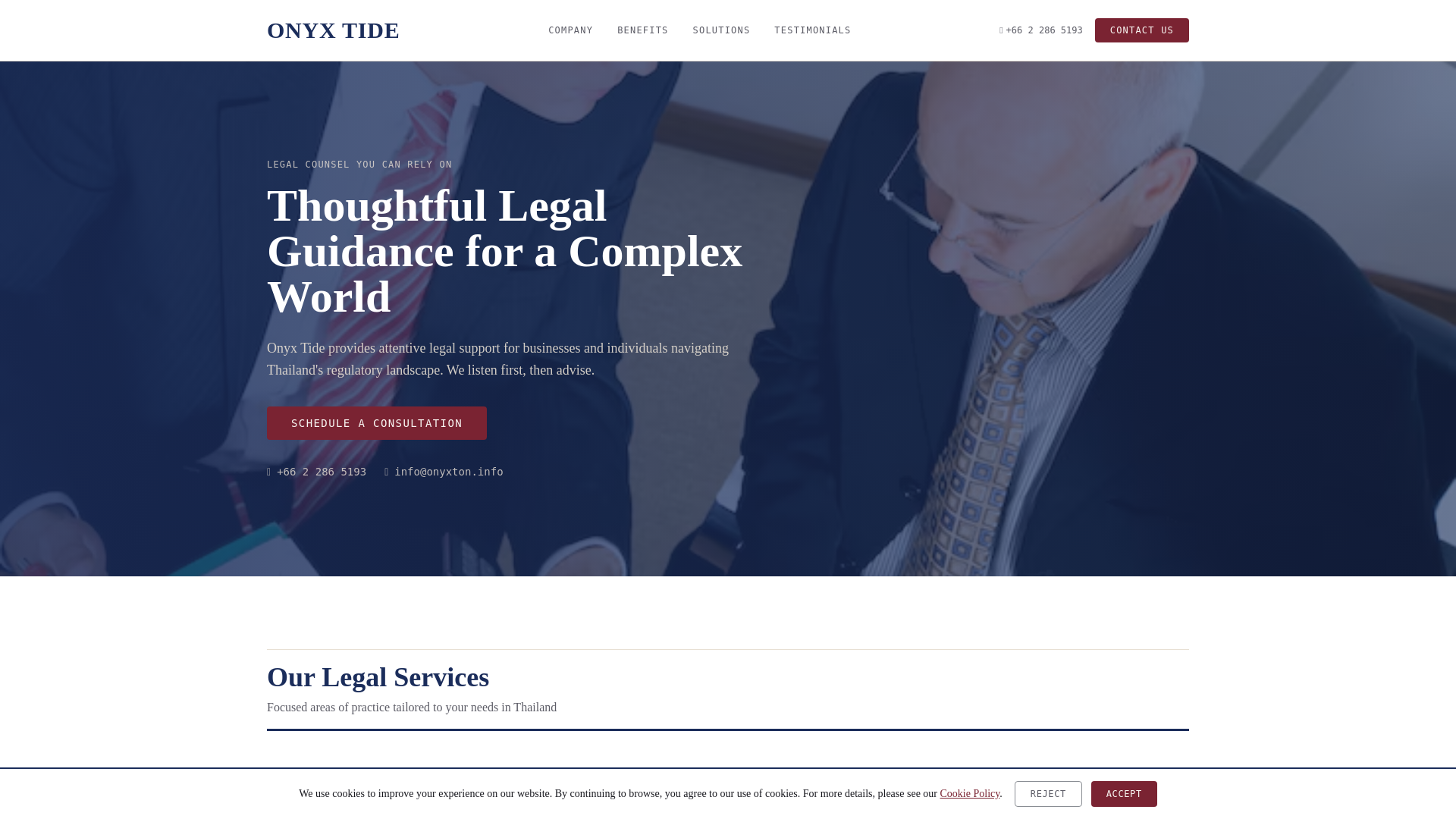 website screenshot of https://onyxton.info/