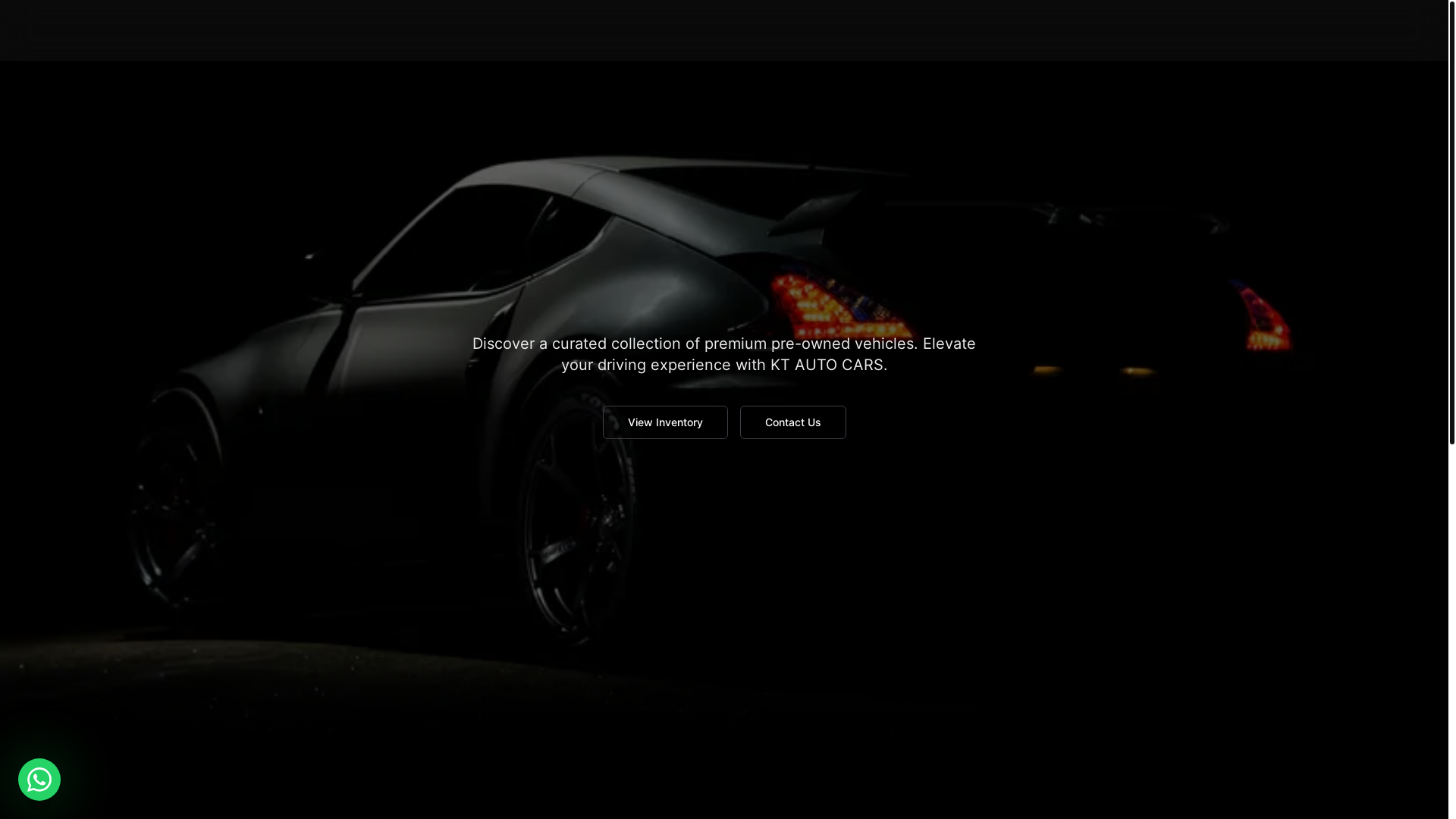 website screenshot of https://ktautocars.co.za/