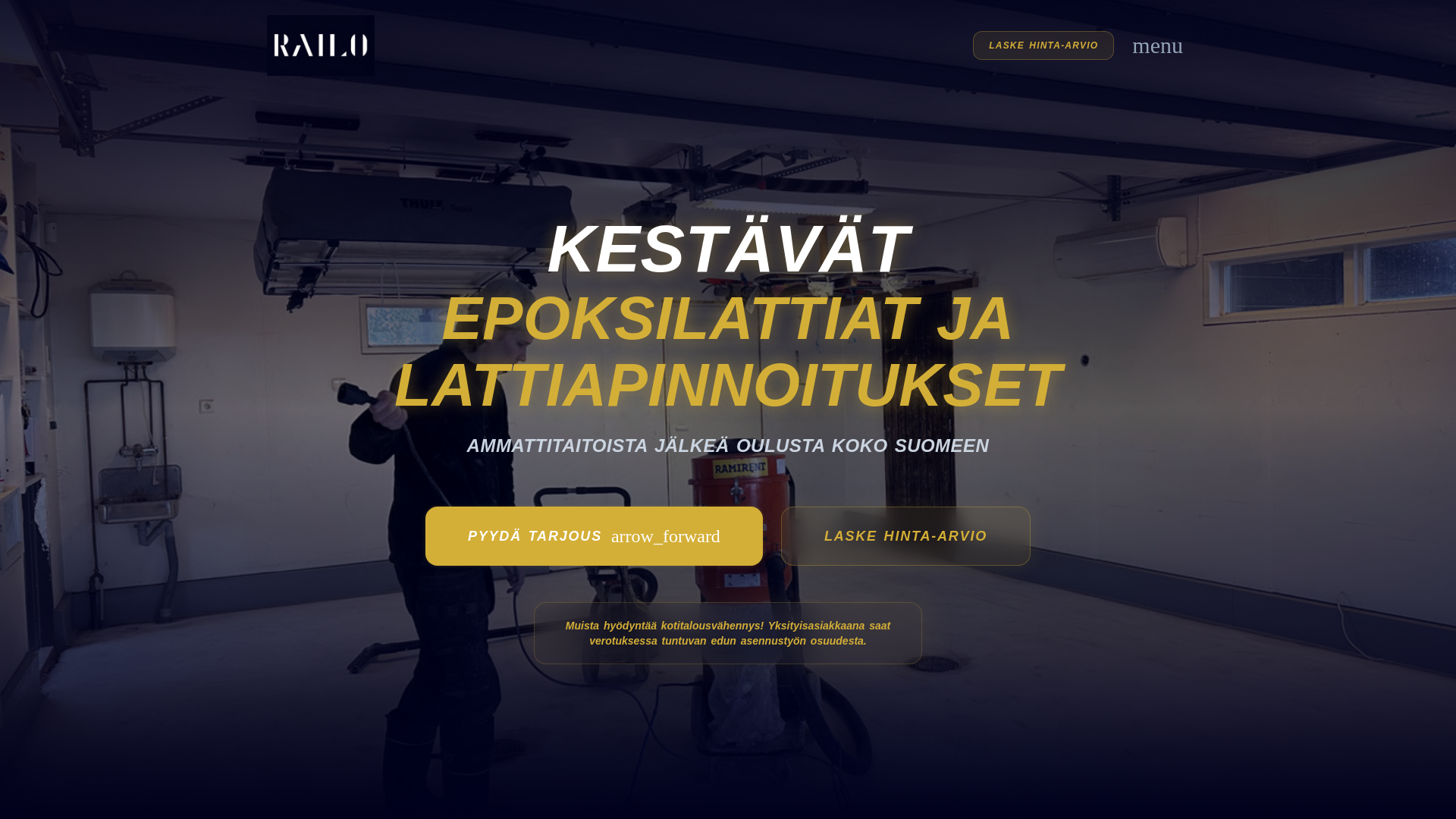 website screenshot of https://railopinnoitus.fi