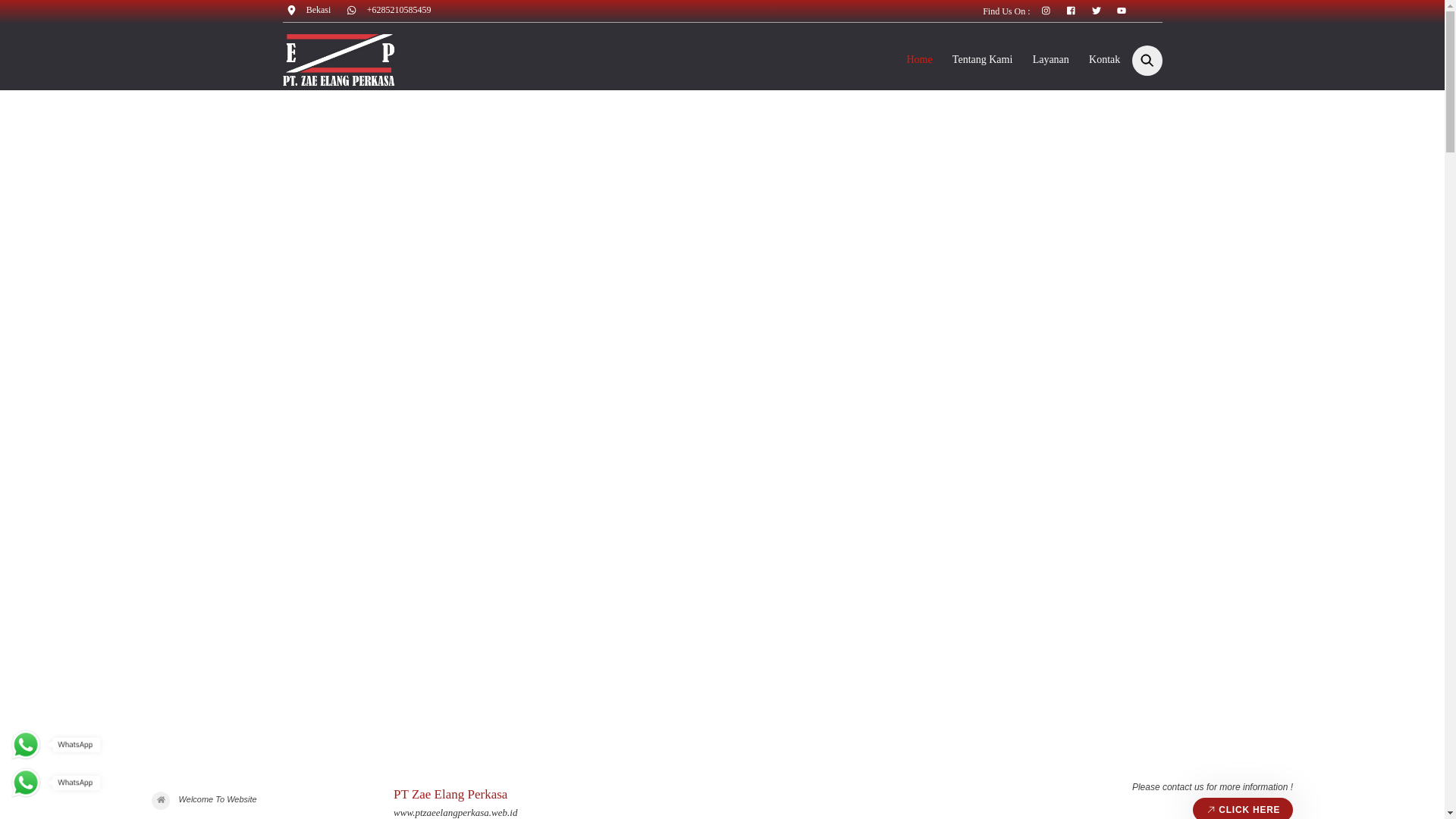 website screenshot of https://ptzaeelangperkasa.web.id/