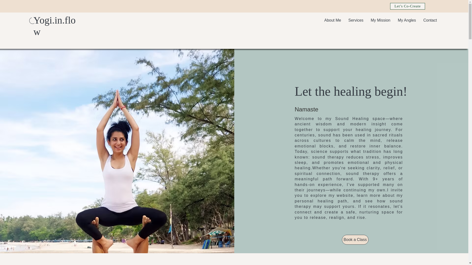 website screenshot of https://yogiinmaking.com/