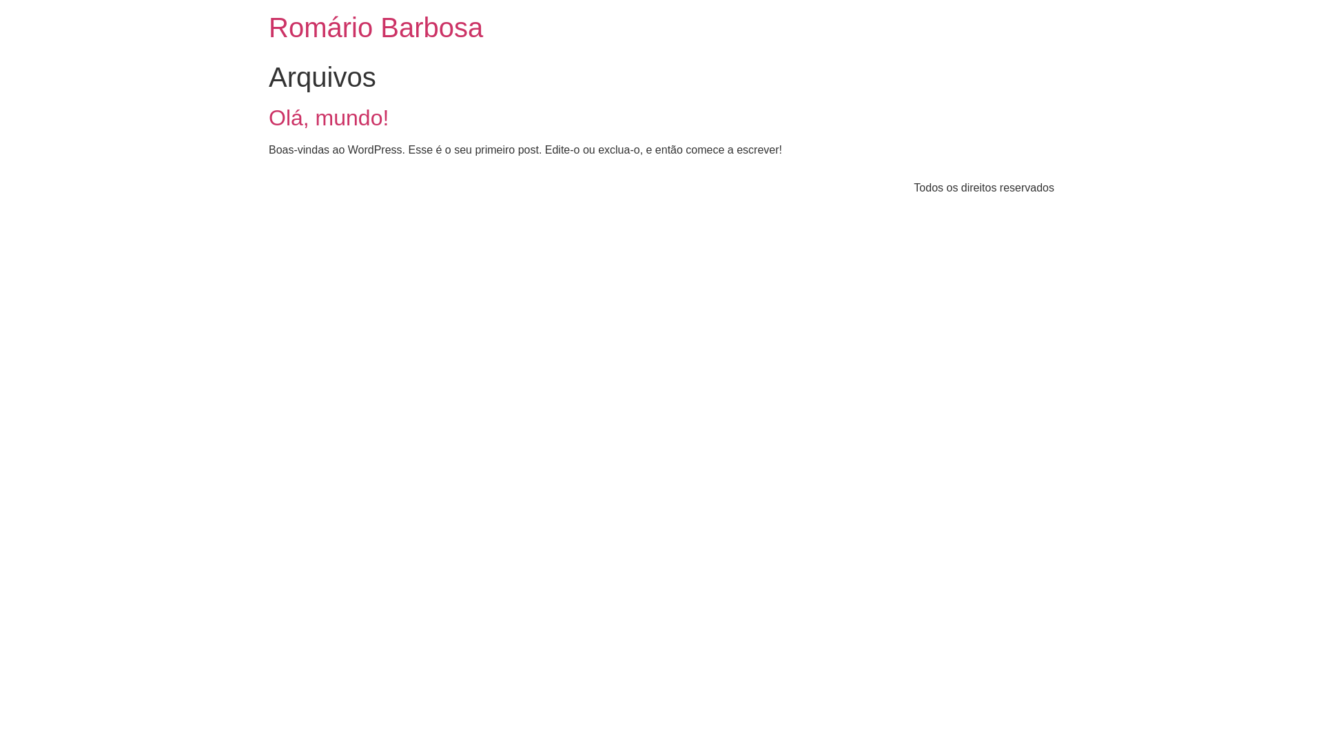 website screenshot of https://romariobarbosa.cloud/