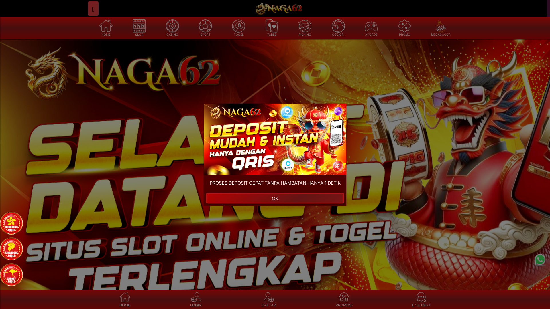 website screenshot of https://naga62vvip.makeup/