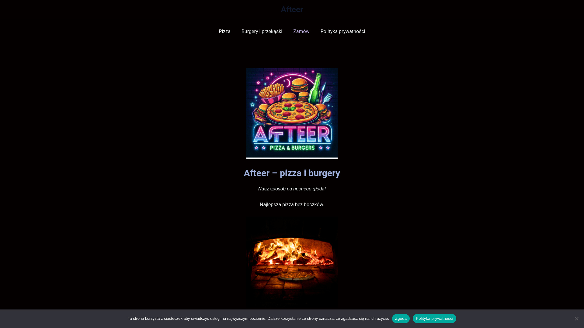 website screenshot of https://afteer.pl