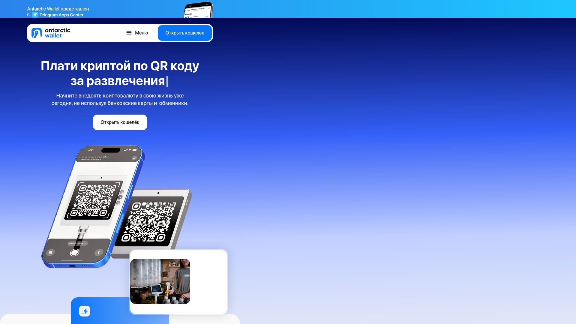 website screenshot of https://antarcticwallet.top