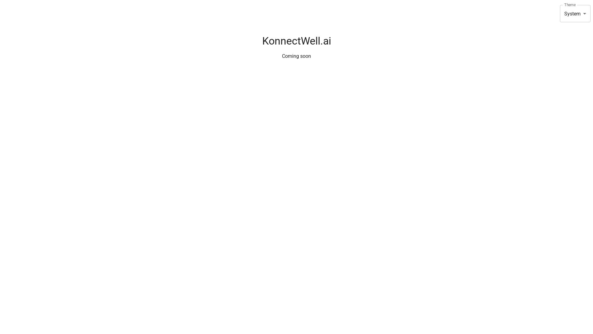 website screenshot of https://konnectwell.ai/