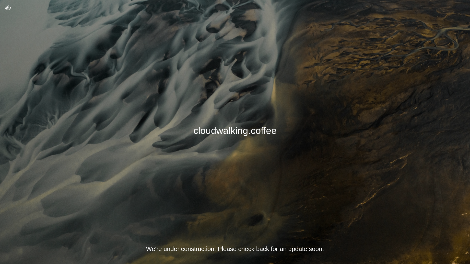 website screenshot of https://cloudwalking.coffee/