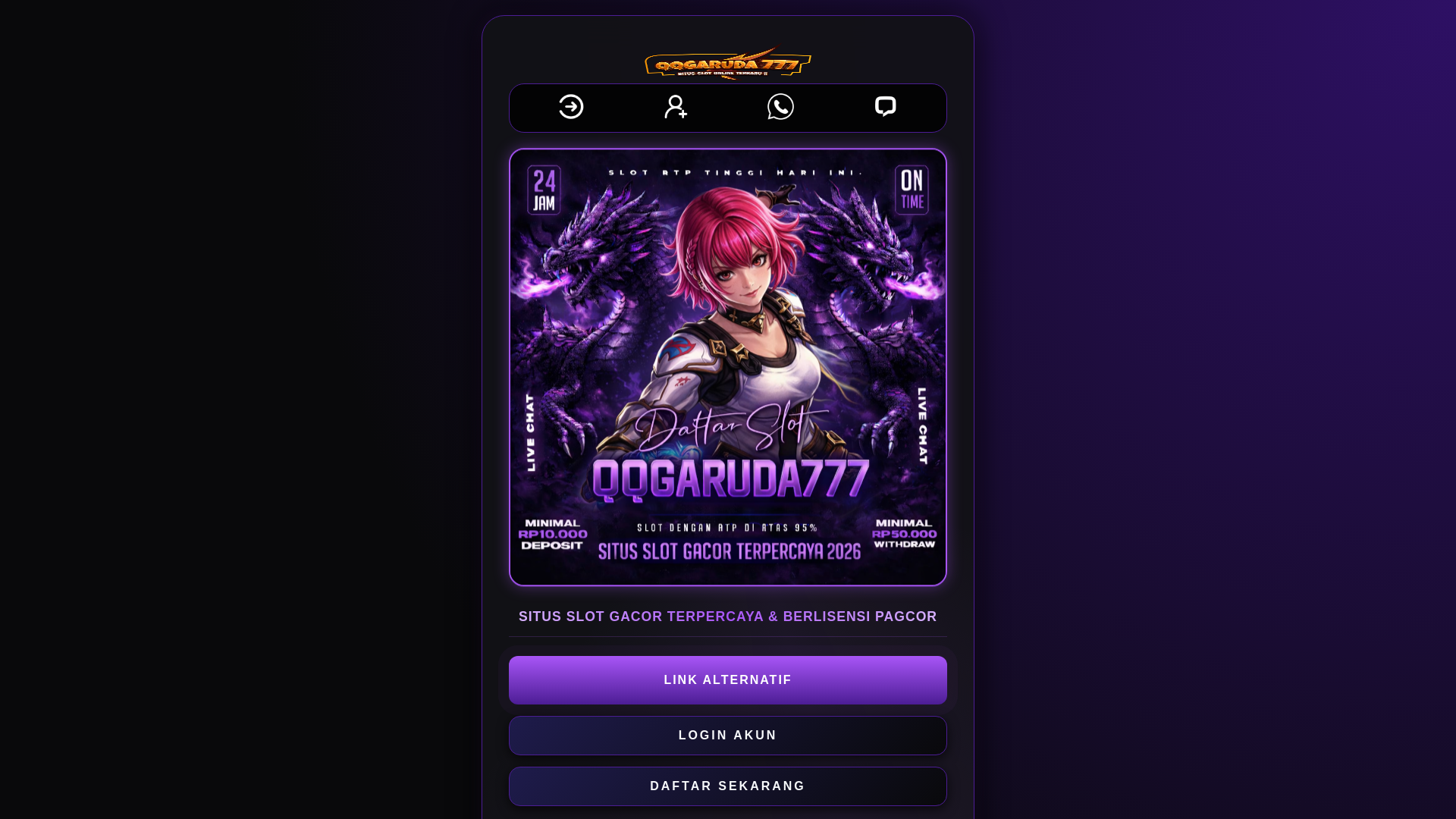 website screenshot of https://qqgarudablay4.pages.dev/