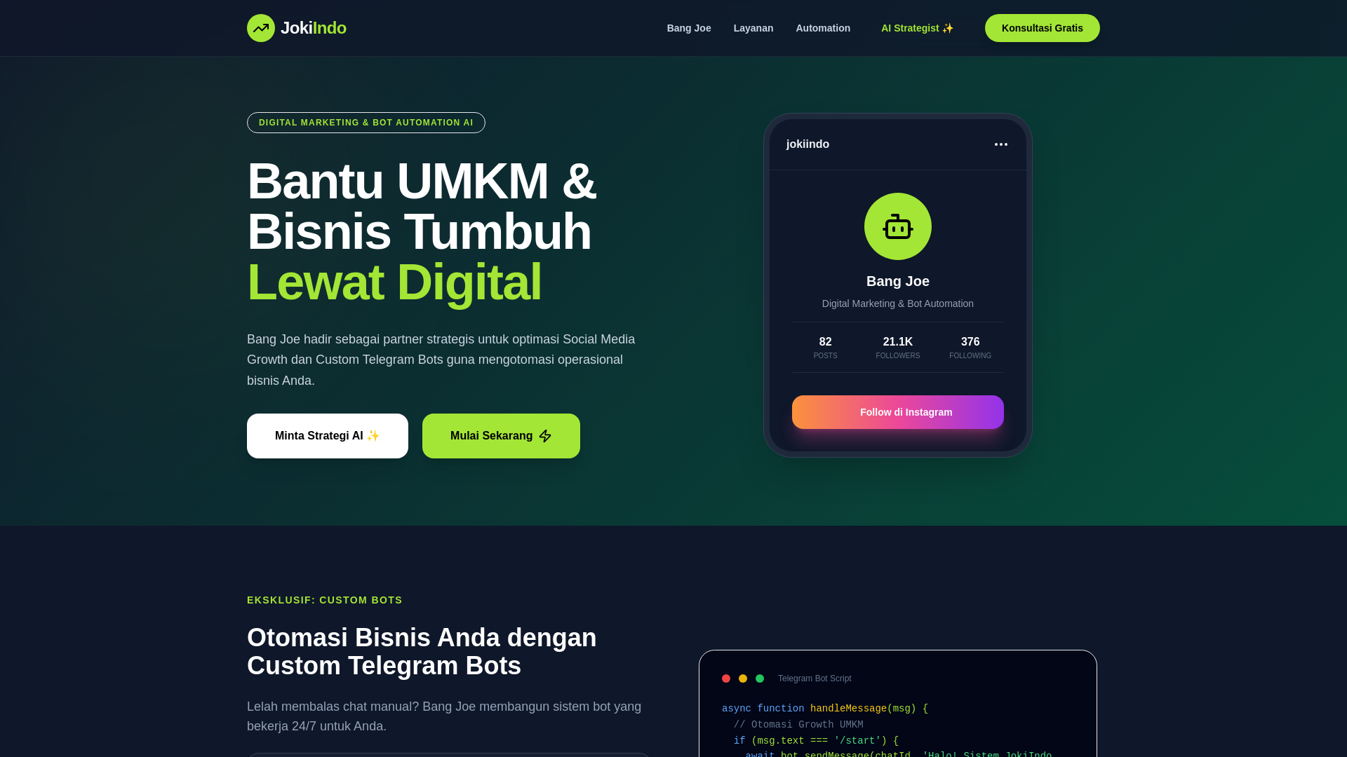 website screenshot of https://smartjoki.my.id/