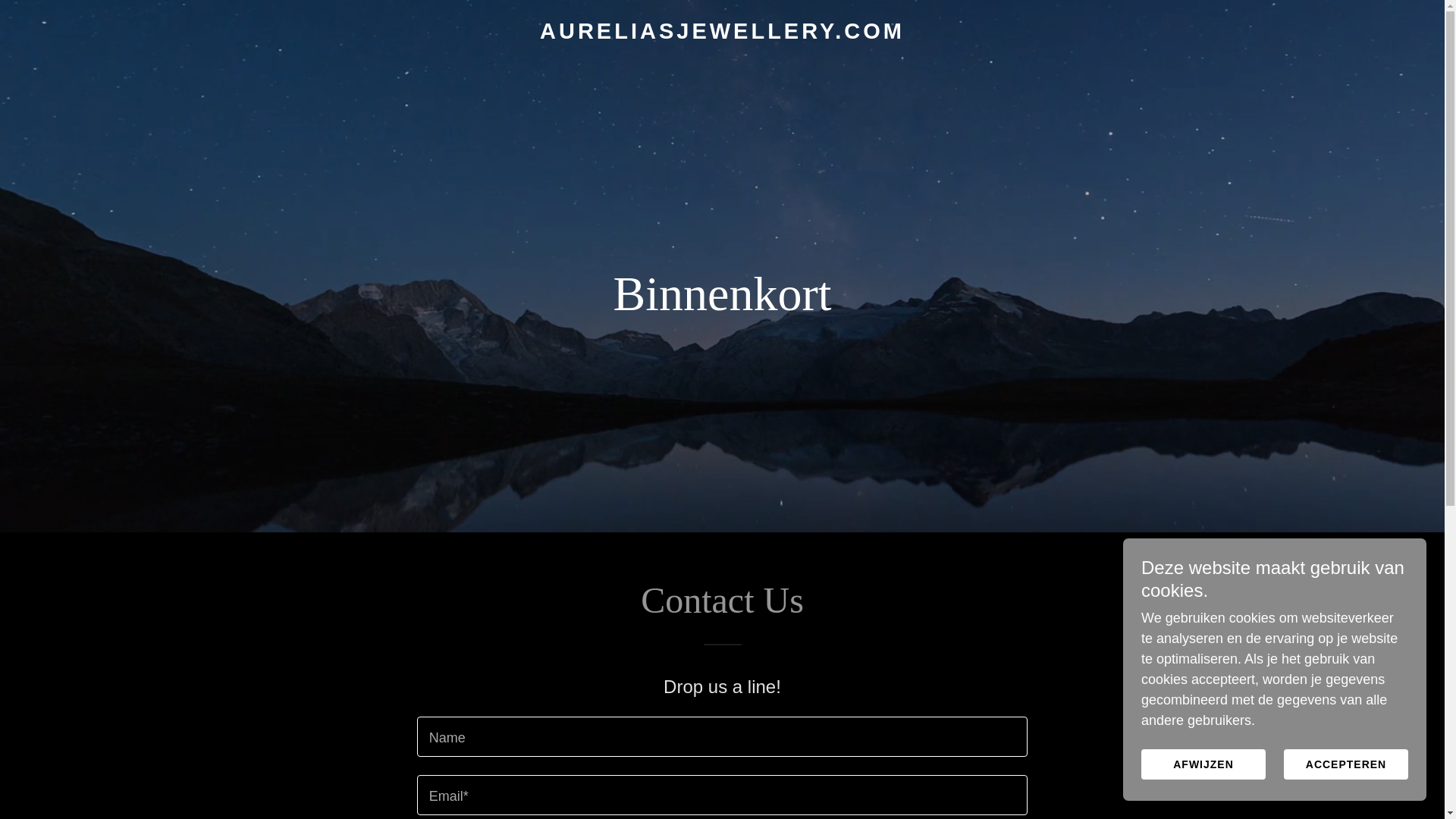 website screenshot of https://aureliasjewellery.com/
