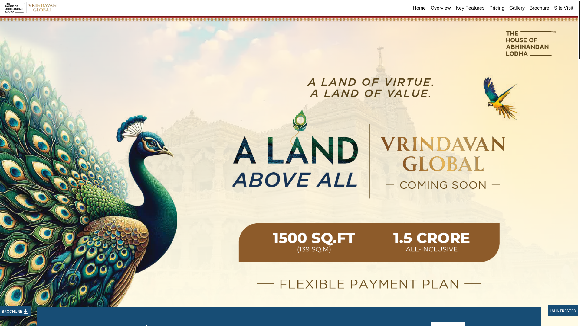 website screenshot of https://hoabl-vrindavan-global.com/