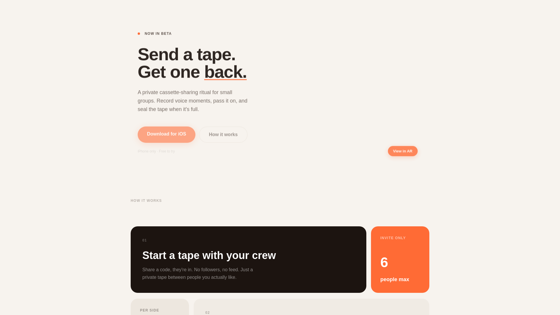 website screenshot of https://get-swaptape.pages.dev/