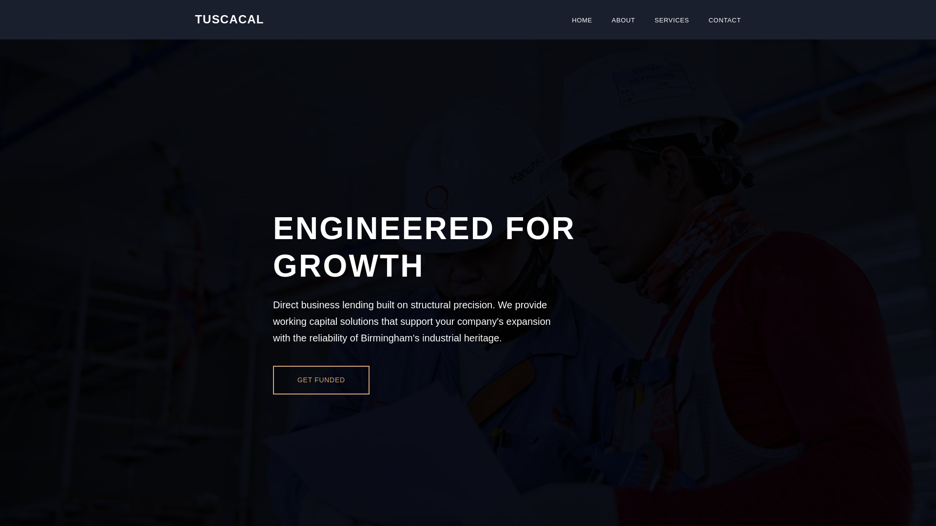 website screenshot of https://tuscacal.com/