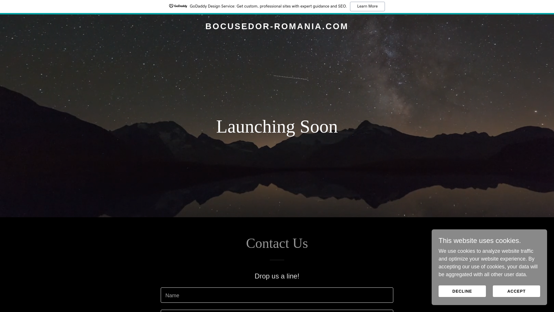 website screenshot of https://bocusedor-romania.com/