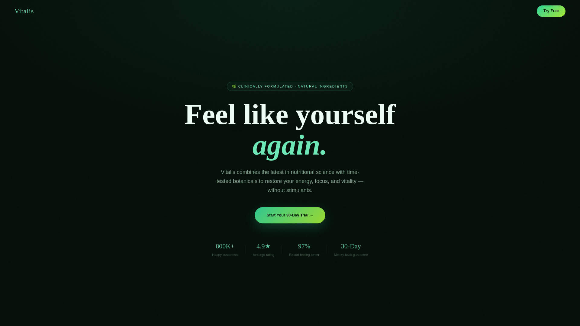 website screenshot of https://vitalisherb.pages.dev/