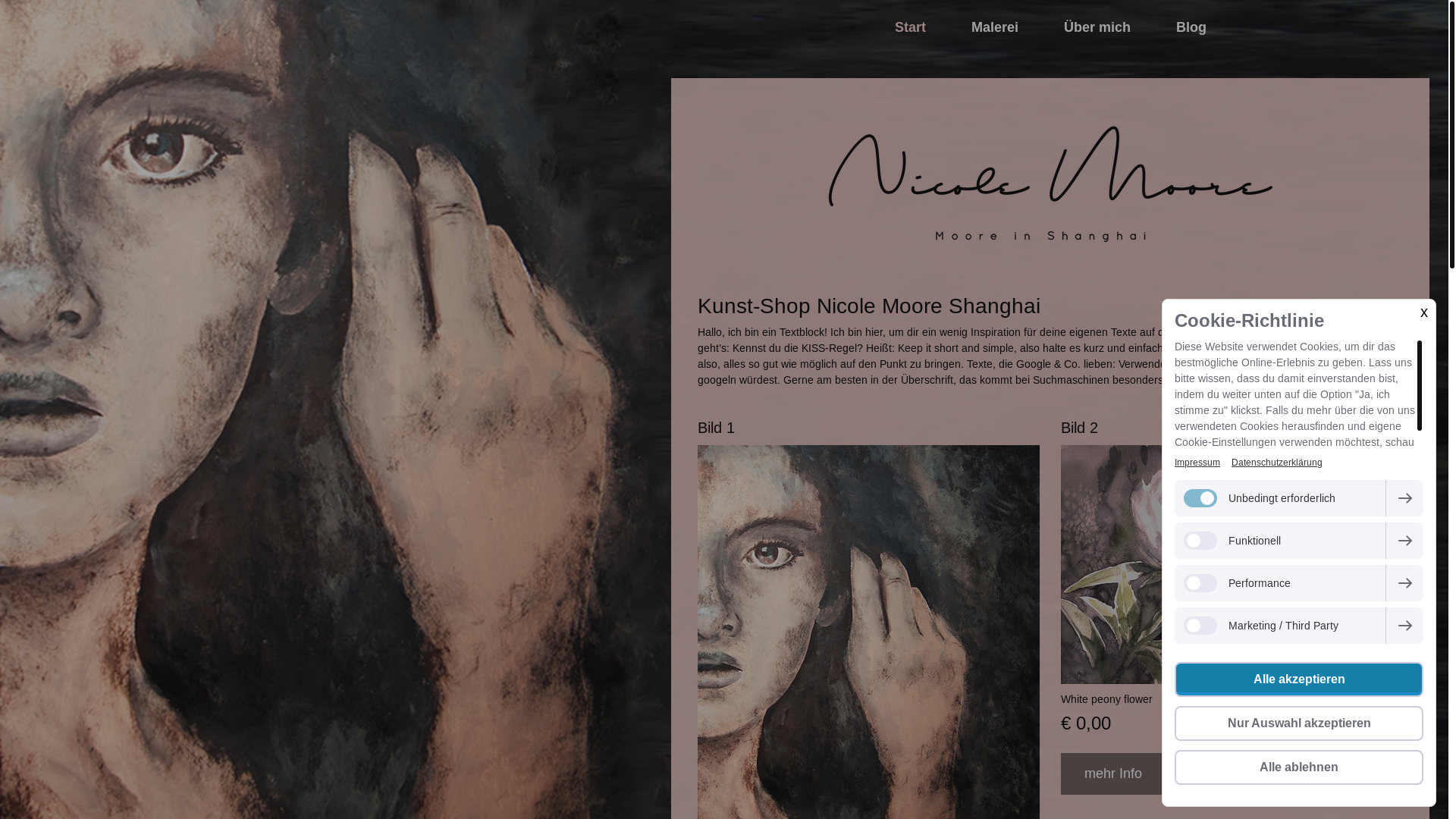 website screenshot of https://lara-wagner.com/