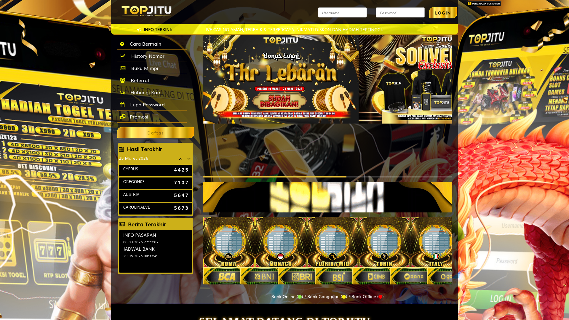 website screenshot of https://jitubahagia.com