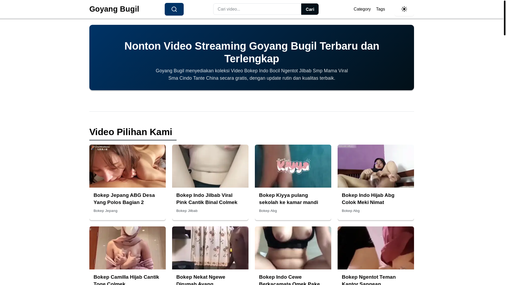 website screenshot of https://goyangbugil.pages.dev/
