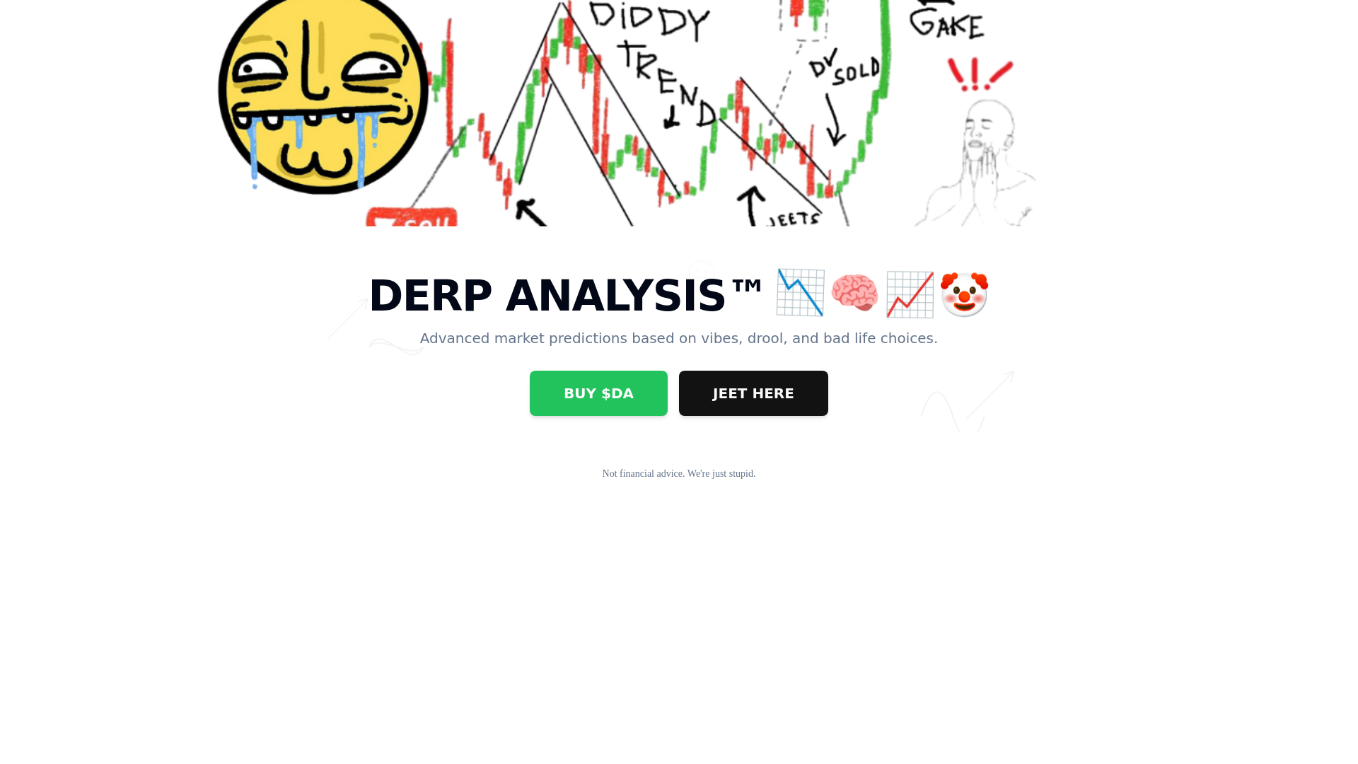 website screenshot of https://derpanalysis.fun/