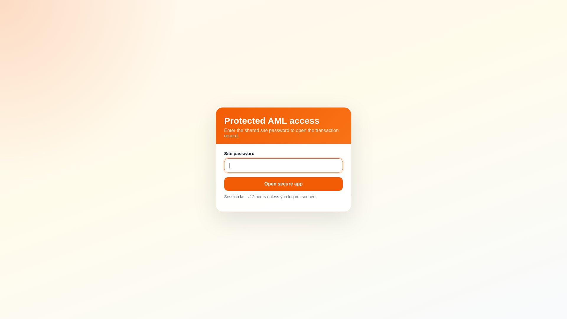 website screenshot of https://aml-form.pages.dev/