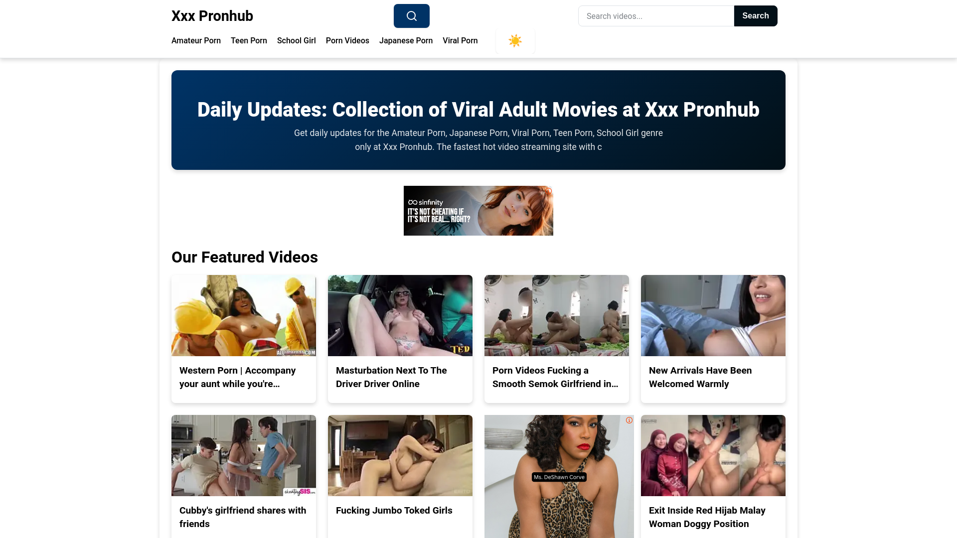 website screenshot of https://xxxpronhub.pages.dev/