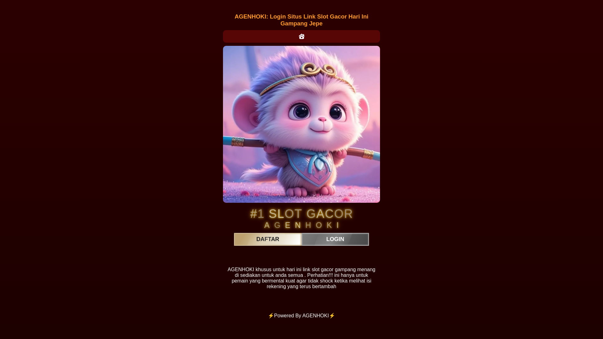 website screenshot of https://agenhoki-dayaasri.pages.dev/