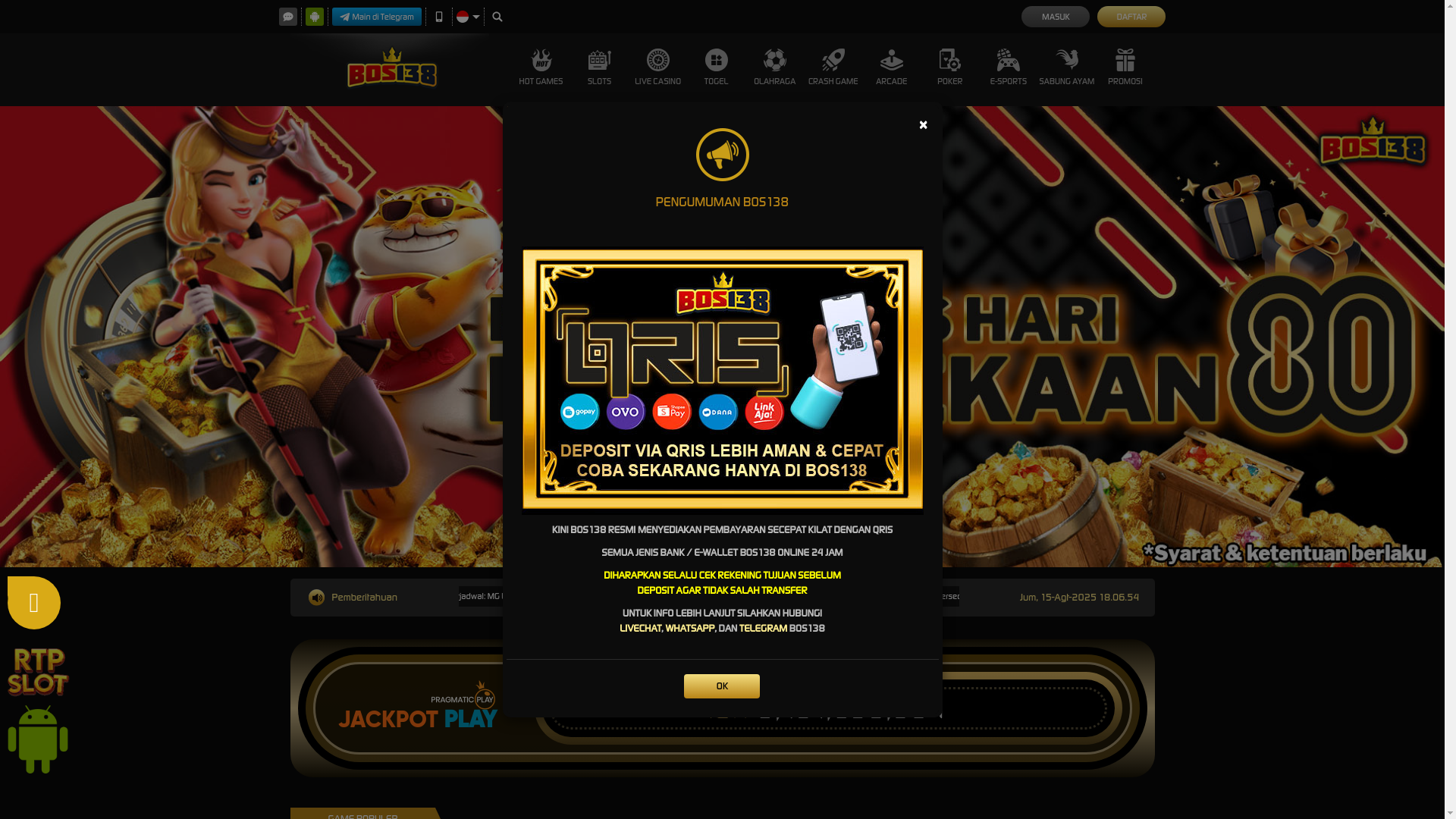 website screenshot of https://bos138playtech.top/