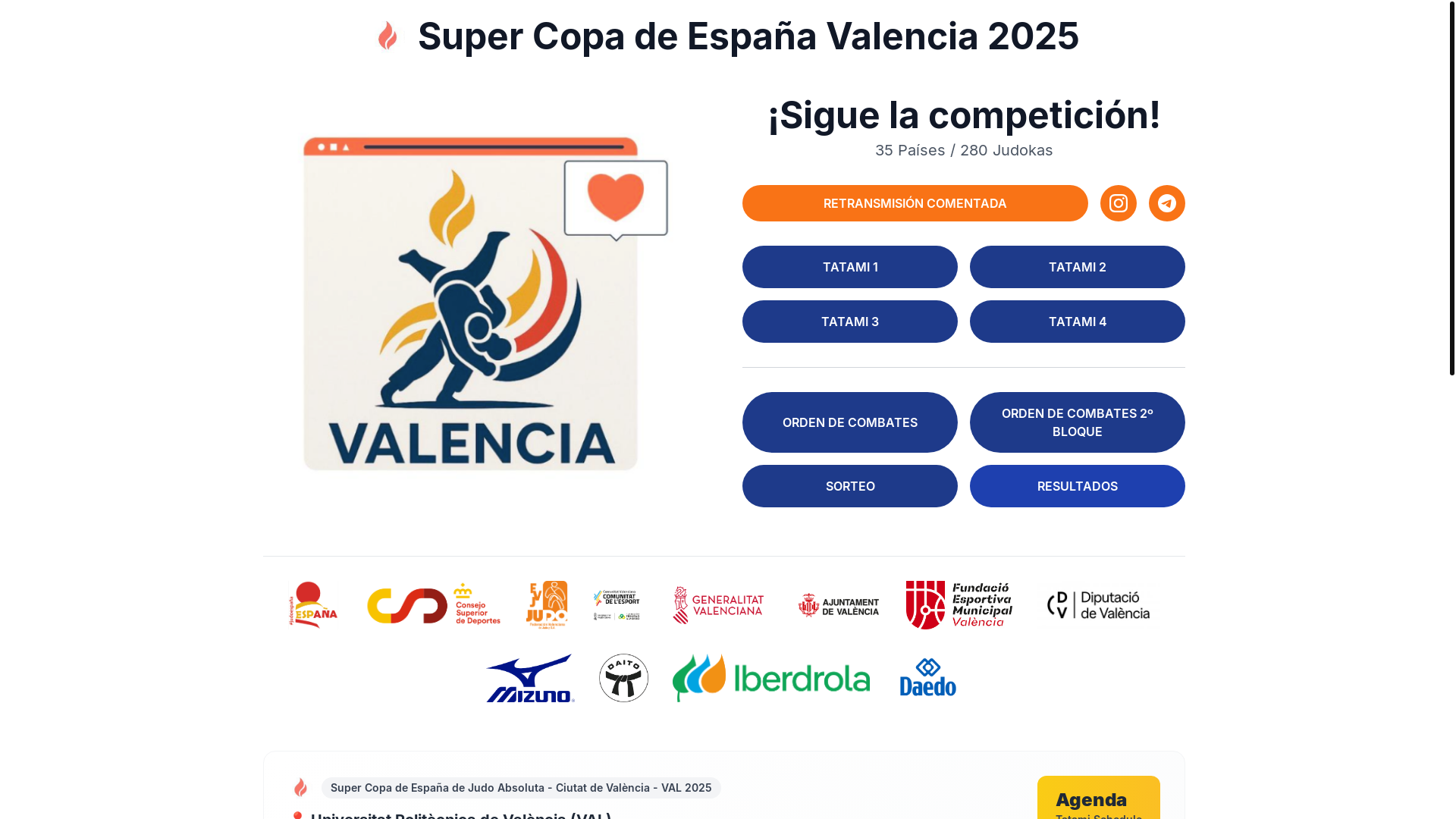 website screenshot of https://supercopavalenciajudo.com/
