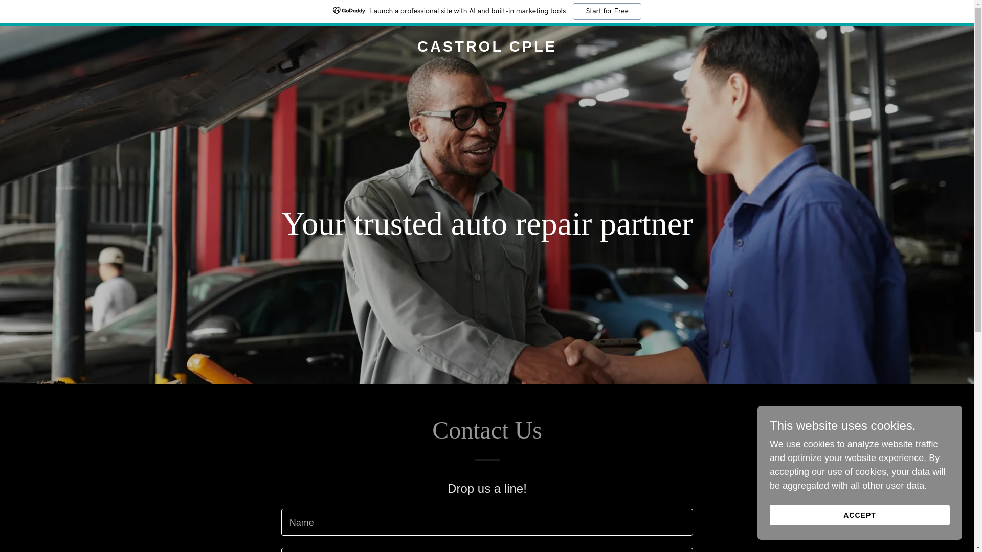 website screenshot of https://castrolcple.com/