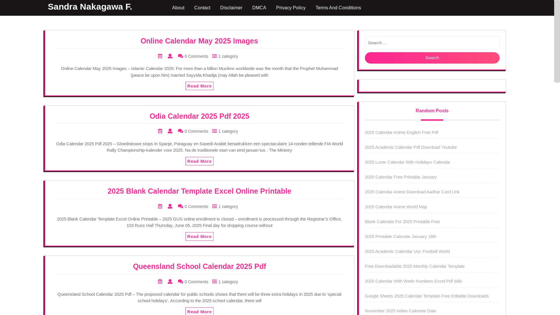website screenshot of https://sandranakagawaf.pages.dev/