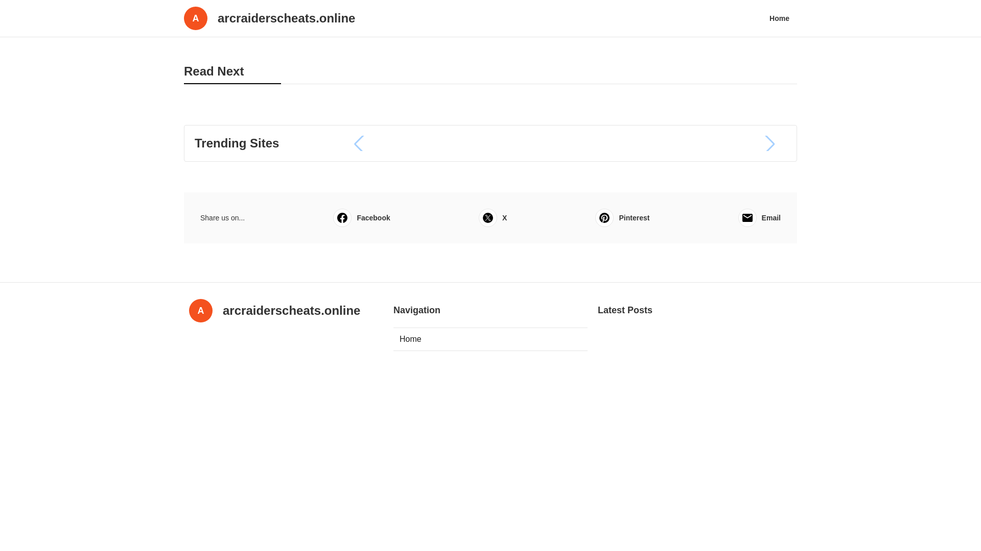 website screenshot of https://arcraiderscheats.online/