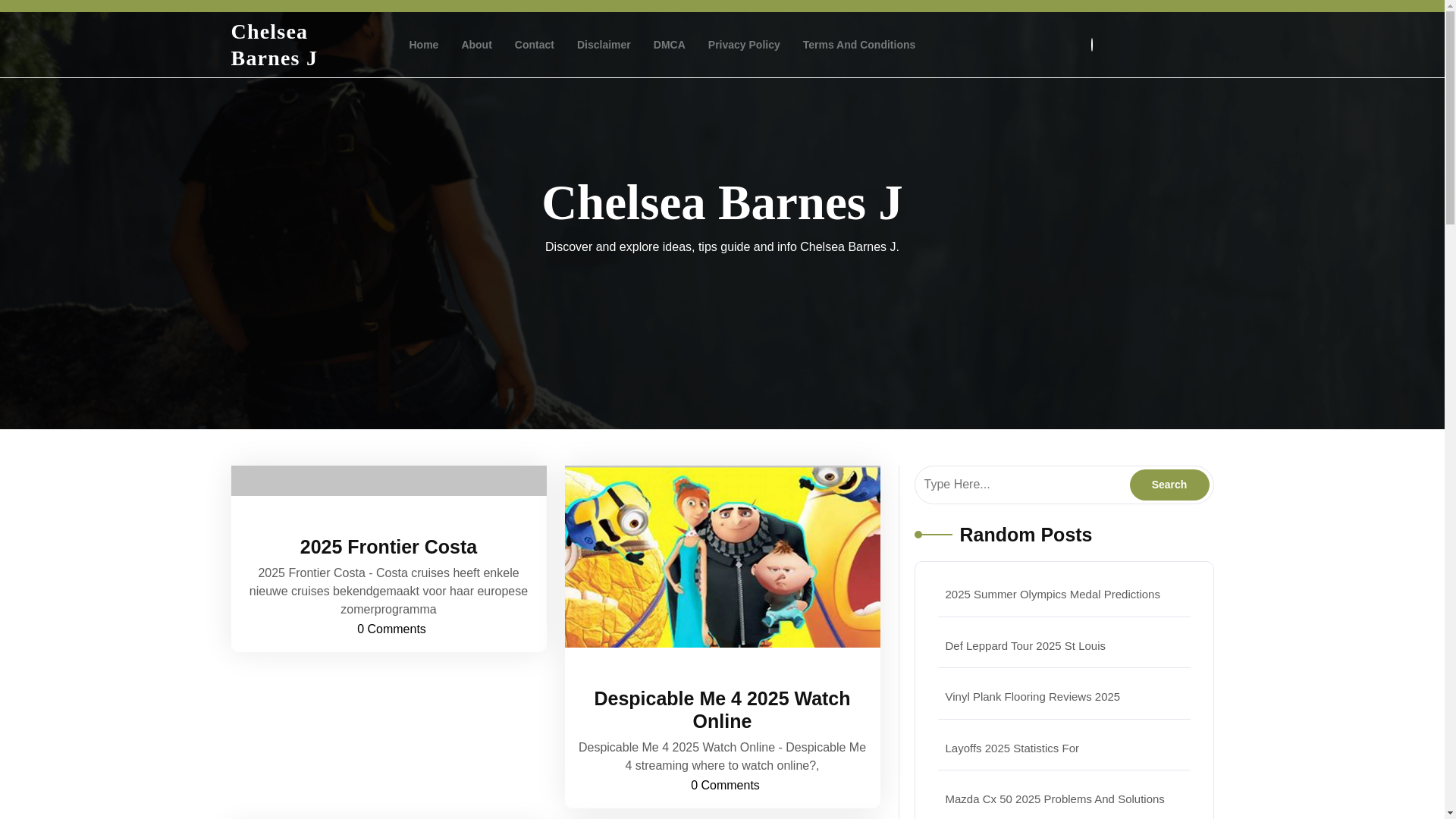 website screenshot of https://chelseabarnesj.pages.dev/